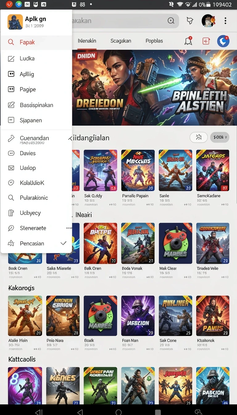 Beragam pilihan permainan menarik dalam aplikasi Review Aplikasi 99rp.