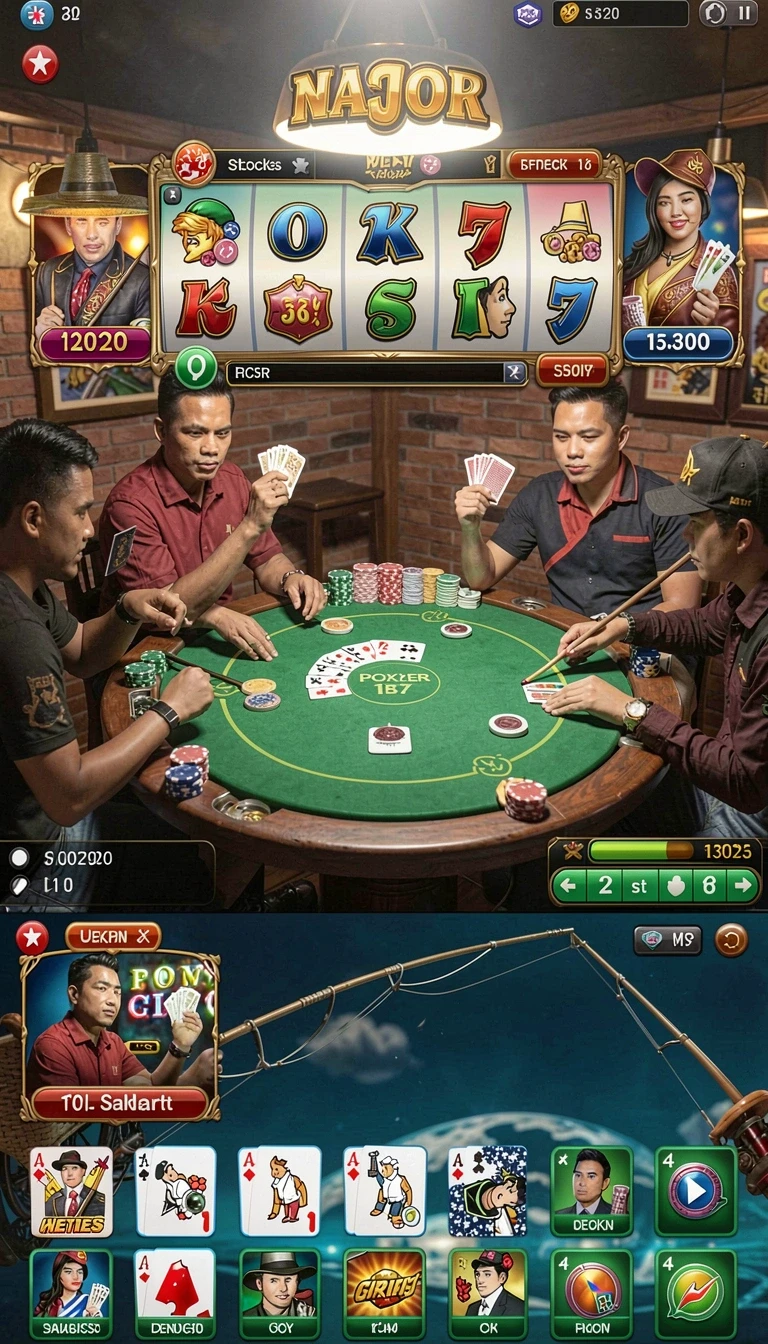Beragam pilihan permainan menarik dalam aplikasi Download 77rl APK untuk Android.