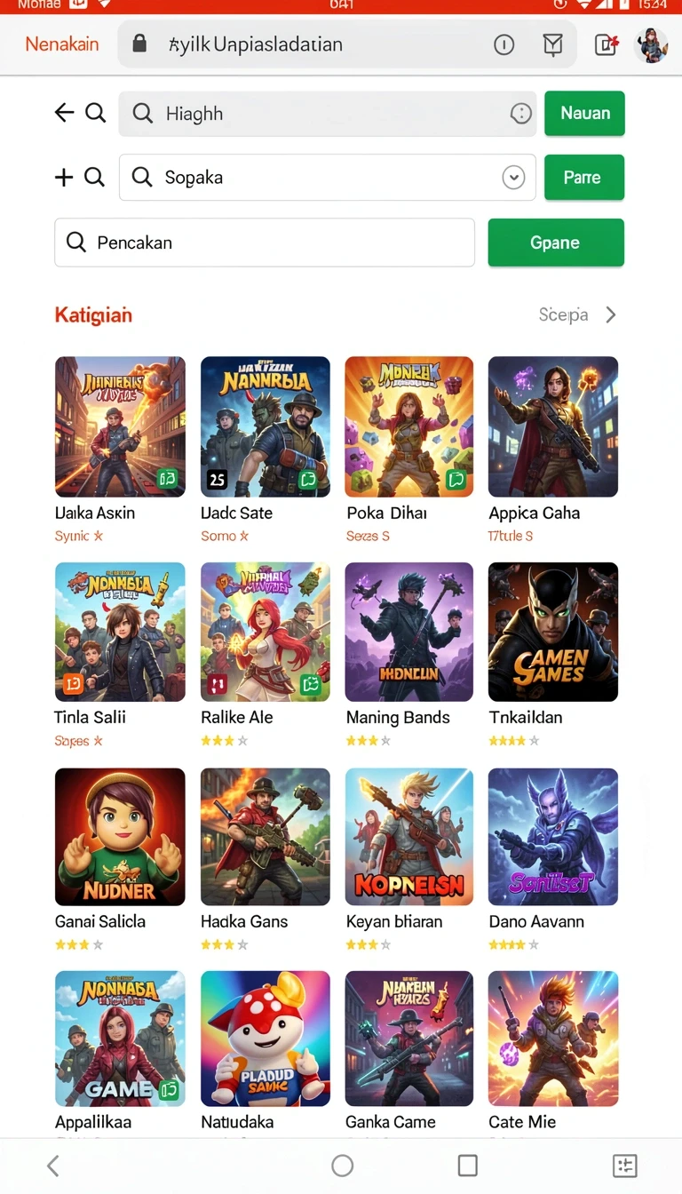 Beragam pilihan permainan menarik dalam aplikasi Download afktoto APK untuk Android.